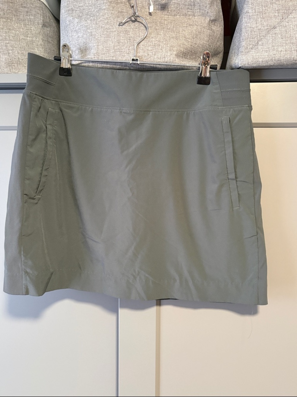 Athleta Olive Green Brooklyn Skort with Pockets